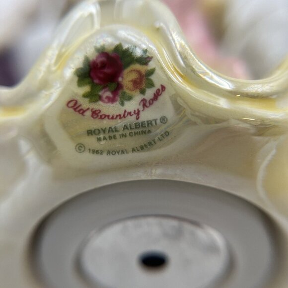 Set 3 Royal Albert Porcelain Angels Old Country Roses Christmas Ornaments,4.5” - Picture 8 of 15